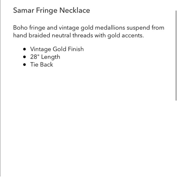 Samar Fringe Necklace from Stella & Dot - Picture 3 of 6